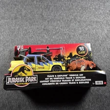Jurassic Park Track & Explore Vehicle Set 1993 Classic Action Figure