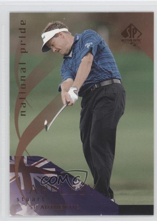 2003 SP Authentic National Pride Stuart Appleby #45 0c4