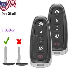 2 For 2013 - 2017 Lincoln Navigator Mks Mkt Mkx Remote Shell Case Car Key Fob 5b 2 For 2013 - 2017 Lincoln Navigator Mks Mkt Mkx Remote Shell Case Car Key Fob 5b