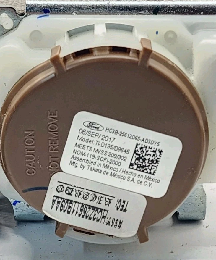 Cinturón de seguridad banco delantero asiento dividido 40/20/40 se adapta a 11 FORD F250SD PICKUP 885317 Foto 3 de 4