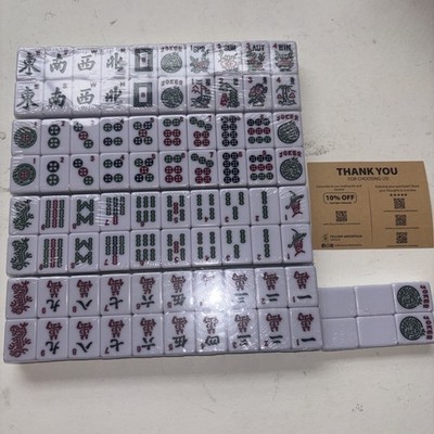 Yellow Mountain Imports Set of 166 American Mahjong Tiles Only Harbor Tide