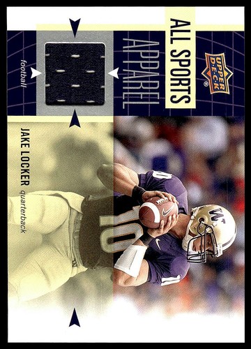 2011 Upper Deck / Jake Locker ROOKIE GAME-USED PATCH