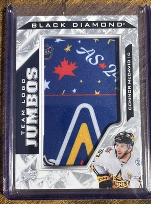 2024-25 UD Black Diamond Team Logo Jumbo All-Star Connor Mcdavid #TL-CM