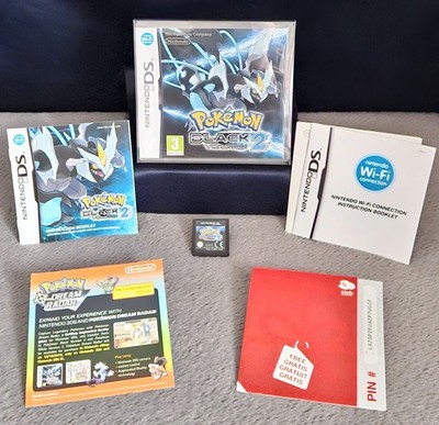 Pokemon Schwarze Version 2 Nintendo DS UK PAL Original Komplett In Box 