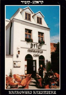 KRAKOW Krakau PL Cafe-Ariel Ul-Szeroka Restauracja Kazimierz Juedisches-Viertel 