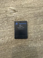Playstation 2 Memory Card 8mb OEM Official PS2 Black