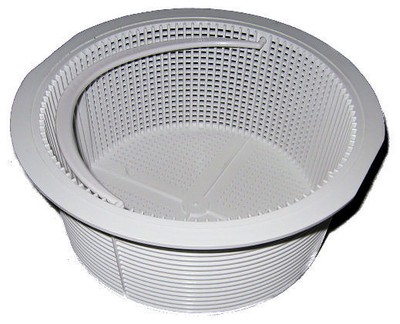 skimmer basket ground above pool