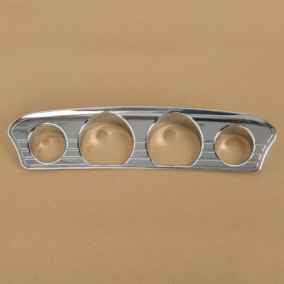 銀製品 Tri-Line Gauge Trim Cover Fit For Harley Tri Electra Street Glide