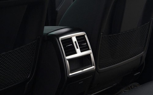 Fit For Benz GLE GLS 2016-2019 Silver Titanium Rear Air Outlet Vent Frame Trim - Picture 3 of 6