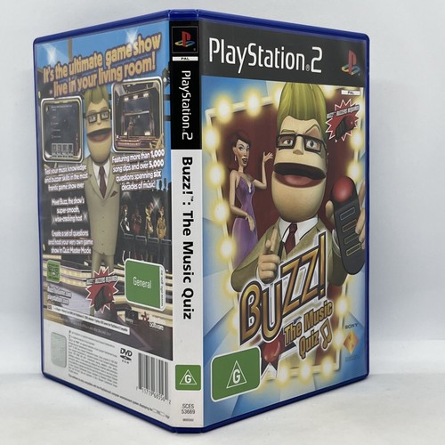 Buzz The Music Quiz Party Trivia PS2 Sony PlayStation Video Game Free Post PAL - Picture 5 of 5