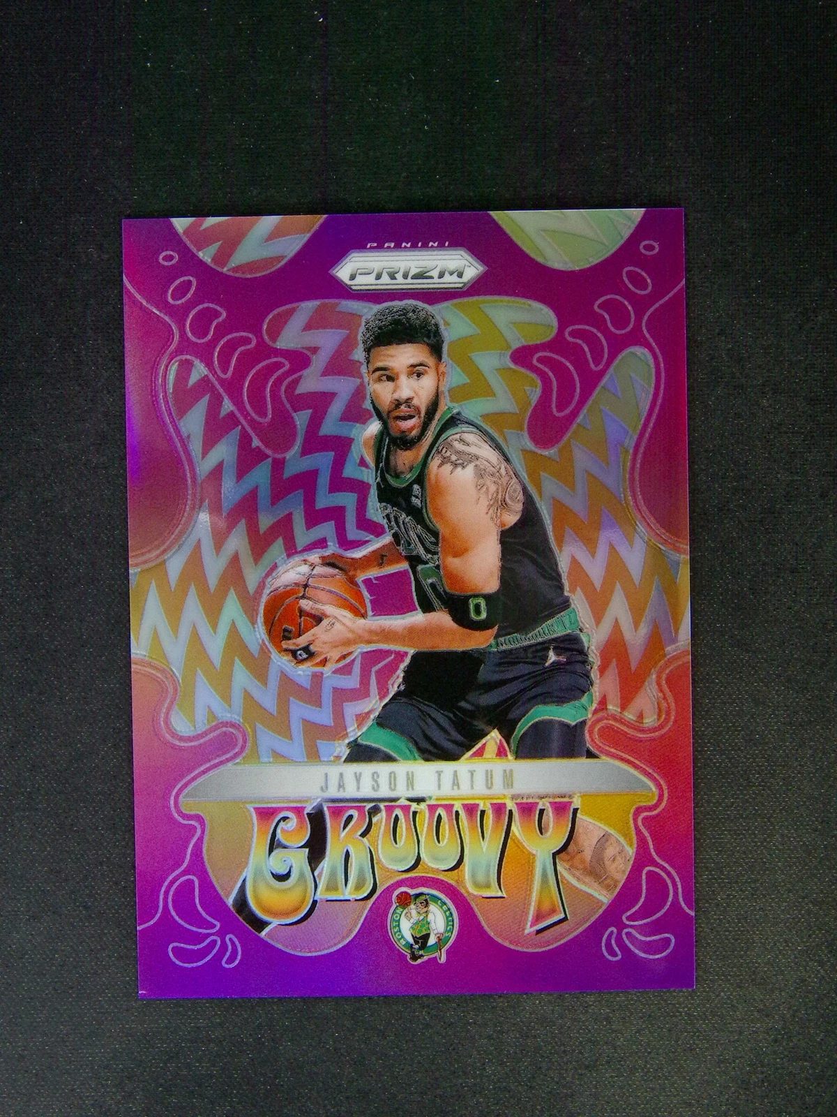2024-25 Panini Prizm Jayson Tatum #30 Groovy Case Hit SSP