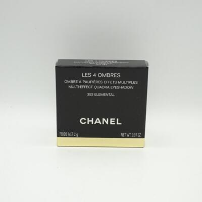 CHANEL eye shadow LES 4 OMBRES 352 ELEMENTAL 4 colors /w Box Multi Effect Quadra