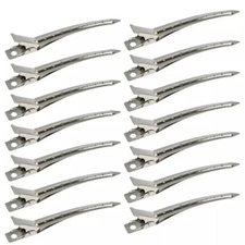 24 Packs Duck Bill Clips, Bantoye 3.5 Inches Rustproof Metal Alligator Curl Clip