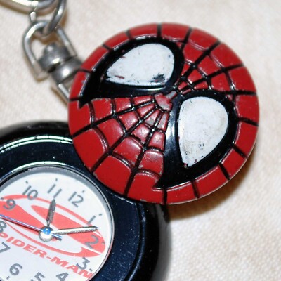Marvel Spider-Man 2005 Universal Studios Japan Uhr Schlüsselanhänger RAR Sammlerstück