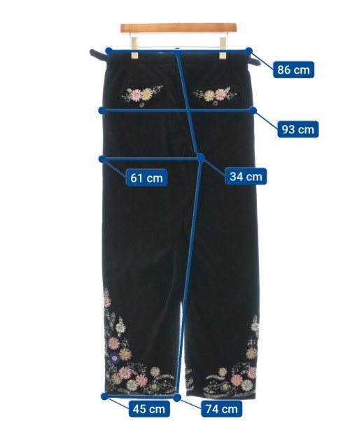 パンツ BODE Black Crepe Pant BODE Pants (Other) Black 46(Approx. M) 2200473791742 | eBay