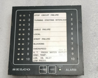 Selco M1000 Alarm Melder SELCO M1000-29-10 ALARM MONITOR 24V 488