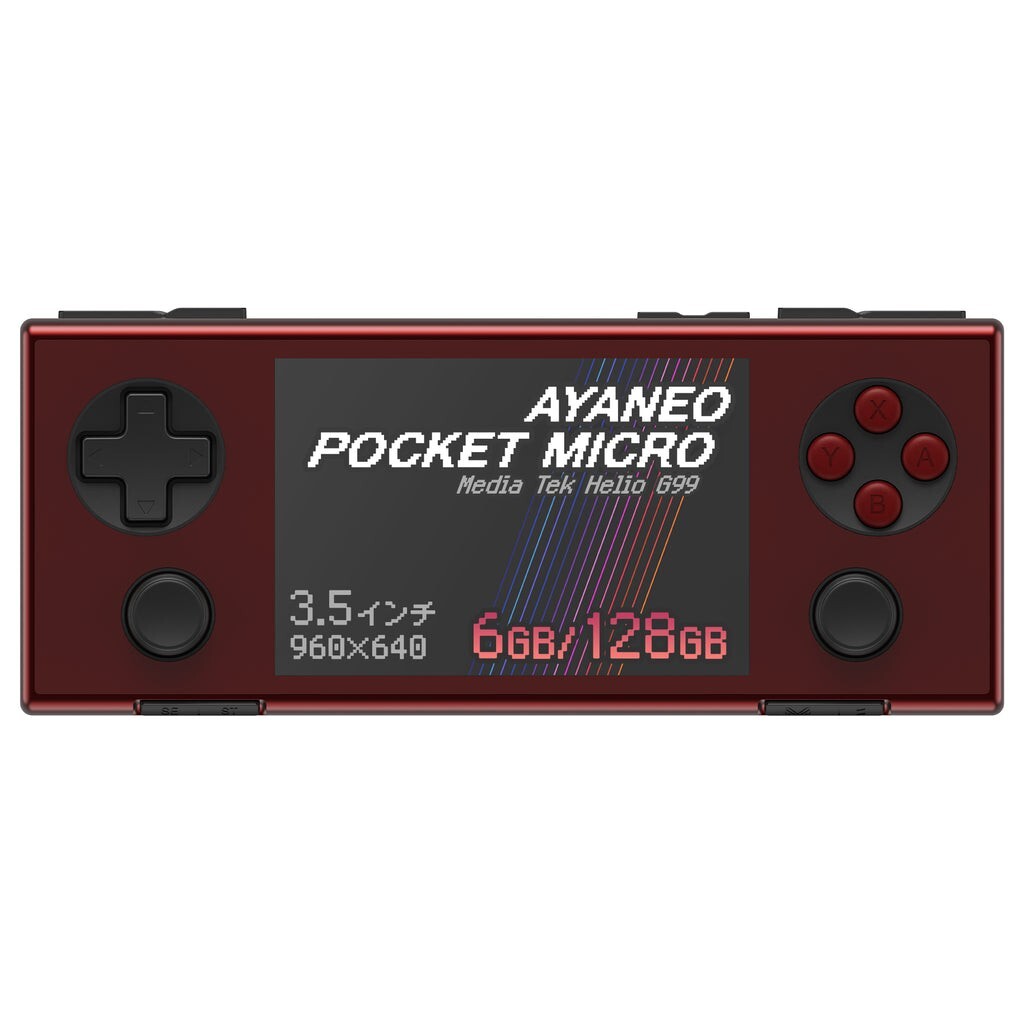 AYANEO Pocket MICRO 6GB 128GB 3.5 inch display Soul Red NEW AYANEO Pocket MICRO 6GB 128GB 3.5 inch display Soul Red NEW