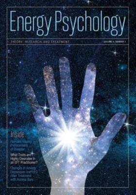 Energy Psychology Journal, 9: 2: Theory, Research, And Treatment