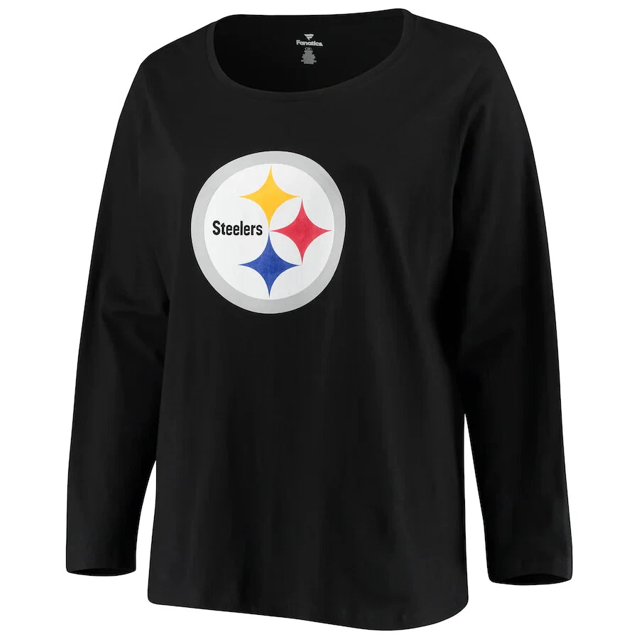 Plus size steelers t shirts top