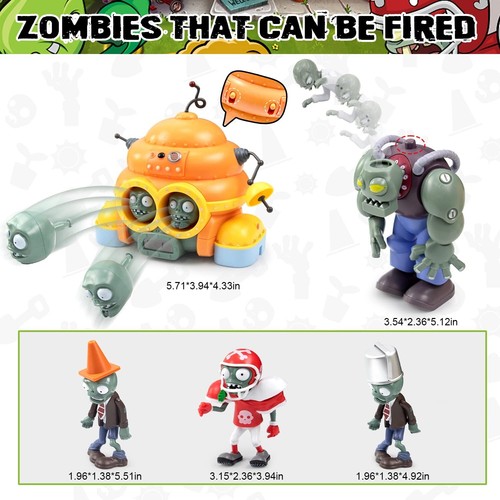 Maikerry Plants and Zombies vs Toys 21pcs PVZ Action Figures Set Great Gifts ... - Picture 3 of 7