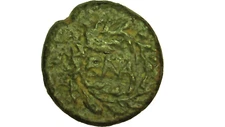 Greek AE-12 Thrace, Elaeus 330-280 BC - Prow right/EAA within wreath SHIPS FREE!
