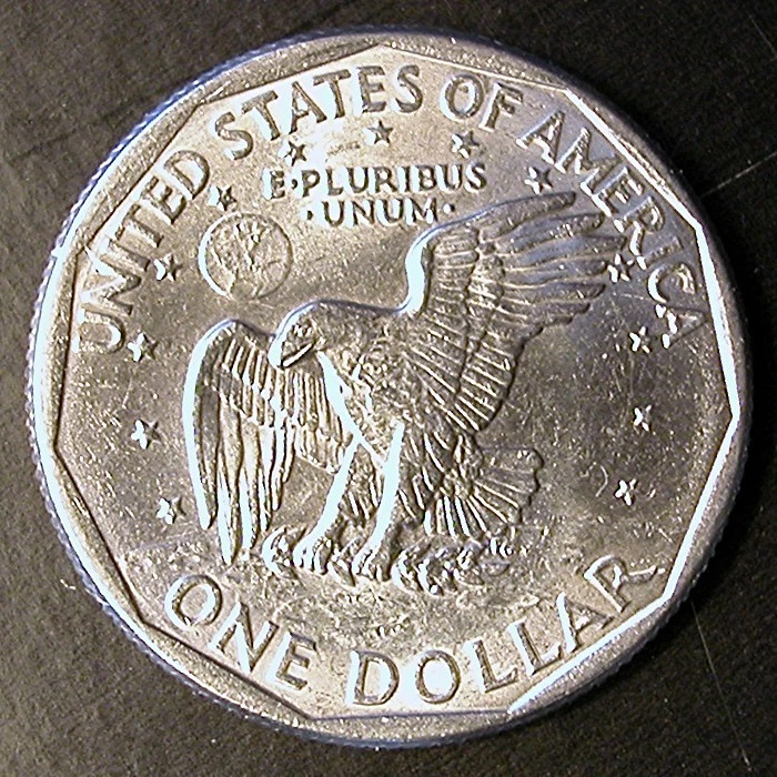 1979-D Susan B Anthony Dollar - DBL DIE REV 'DOLLAR #PRICE REDUCED - Image 3 of 3