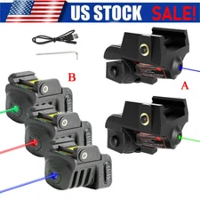 USB Rechargeable Red/Green/Blue Laser Sight For Glock 17 19 20 Taurus G2C G3 G3C