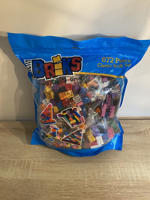 Strictly Briks Spielzeug Bausteine, Classic gemischt - 672 Stck. Lego kompatibler Stein