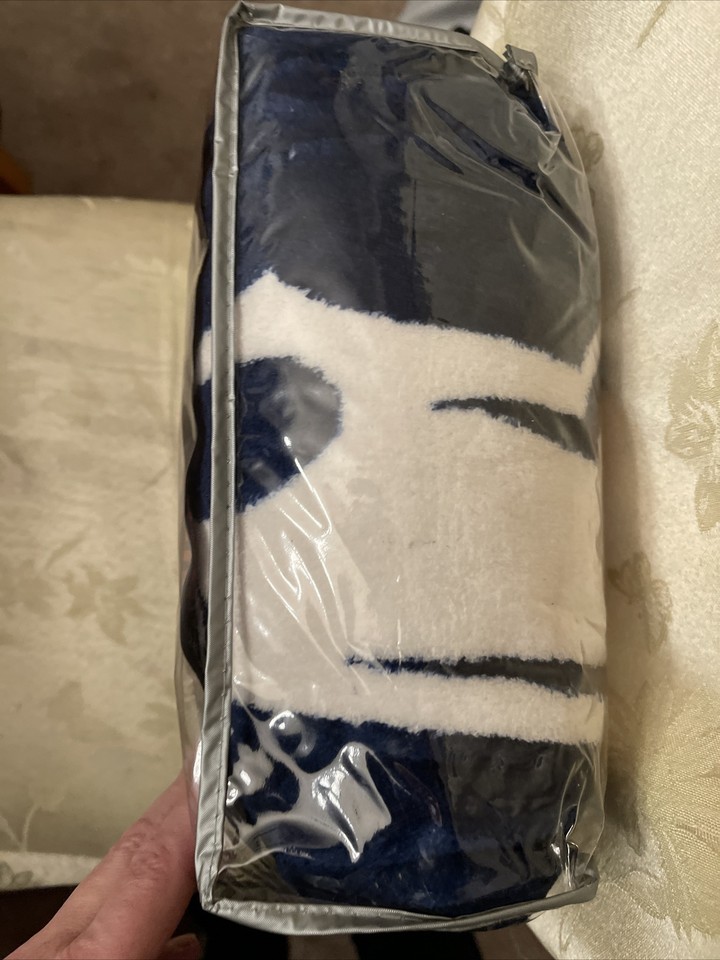 Denver Broncos Royal Plush Raschel Throw, 50 x 60inches *New eBay