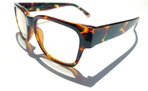 BLUE LIGHT Blocking Readers Computer Gaming Glasses Tortoise Blue Rectangle JAKE - Picture 5 of 10