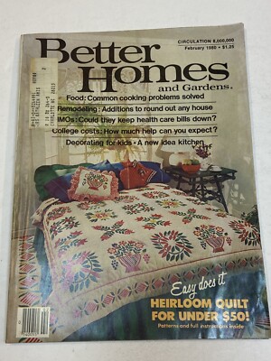Better Homes and Gardens Magazine Feb 1980 Decorating for Kids HMOs Cooking Fix