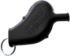 New All Weather Safety Whistle Windstorm Safety Whistle Blk 201LANBK