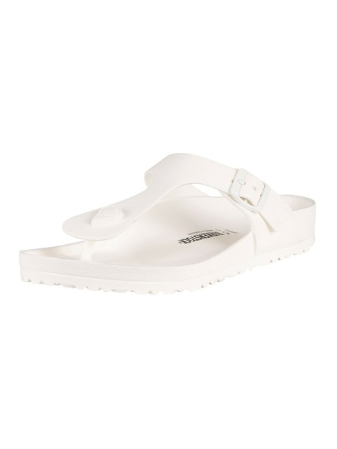 Birkenstock Gizeh EVA Sandal (White, Size 36 EU) - Kogan.com
