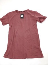 Fashion Nova What a Girl Wants T-Shirt Dress Red Size XS