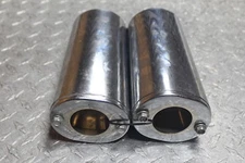 2006 Harley Softail Front Fork Tube Cover Tin Set CHROME 45964-86