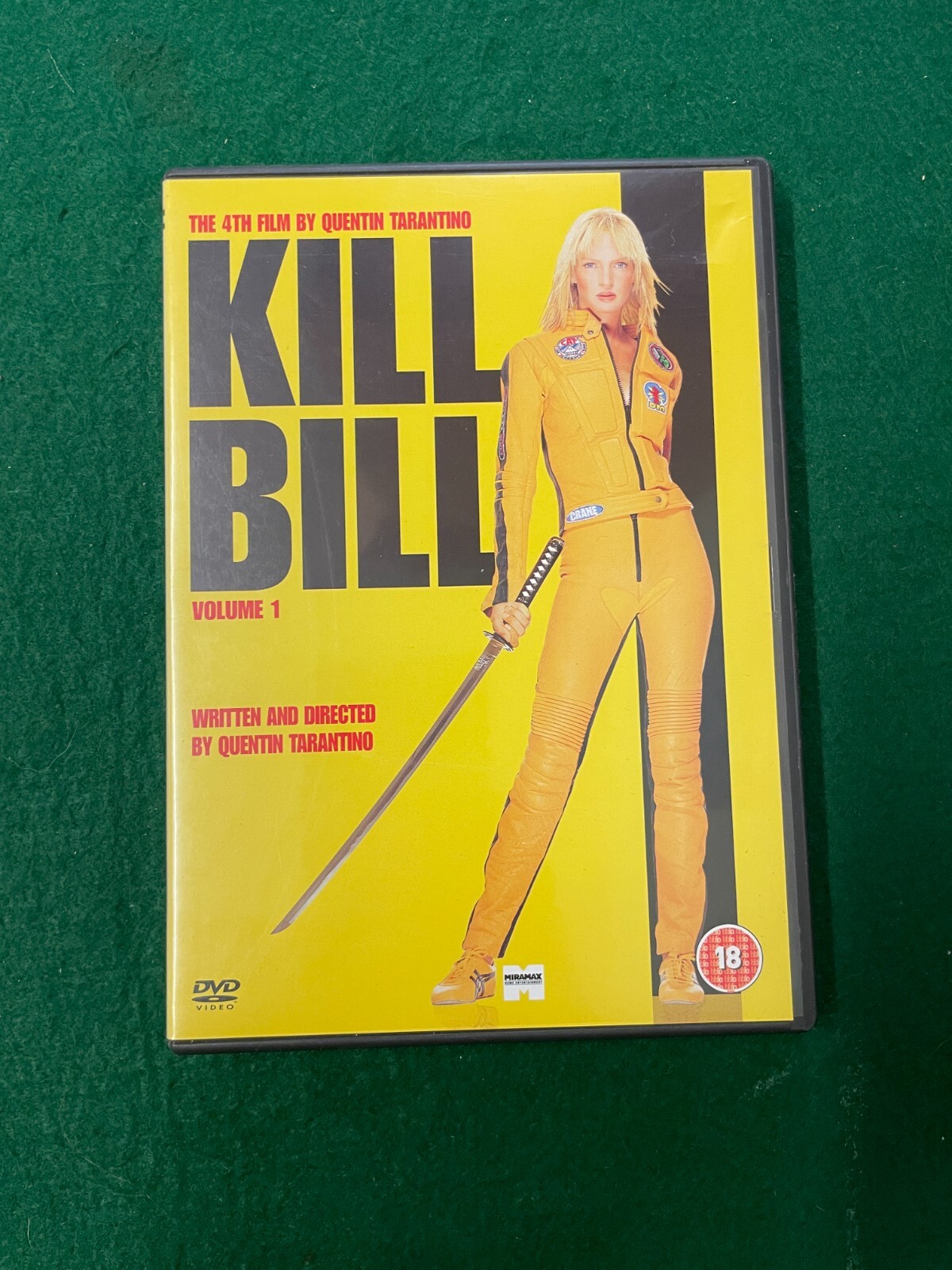 KILL BILL QUENTIN TARANTINO UMA THURMAN 18 DVD