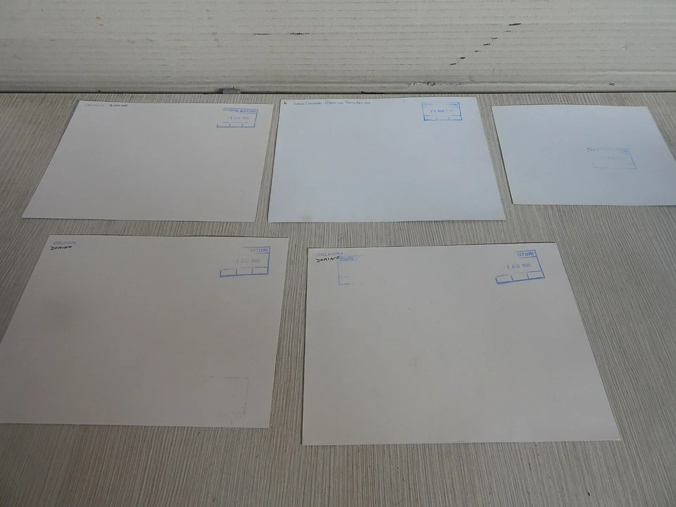 RACCOLTA 5 FOTOGRAFIE BUS PULLMAN VINTAGE IVECO ORLANDI DOMINO 1986 - Immagine 2 di 4