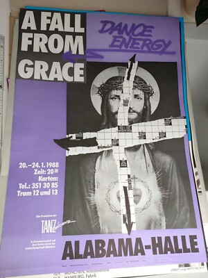 Plakat A fall from Grace 1988 Dance Energy Original DIN A1 TOP!