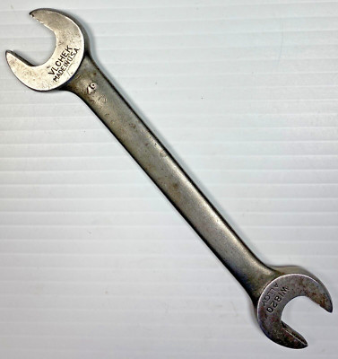 Vintage VLCHEK TOOLS W1820 Open End Wrench 5/8'' x 9/16'' Made in USA Tool Wrench