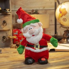 Musical Singing Swinging Santa Claus 9" - XM4923	 - BRAND NEW