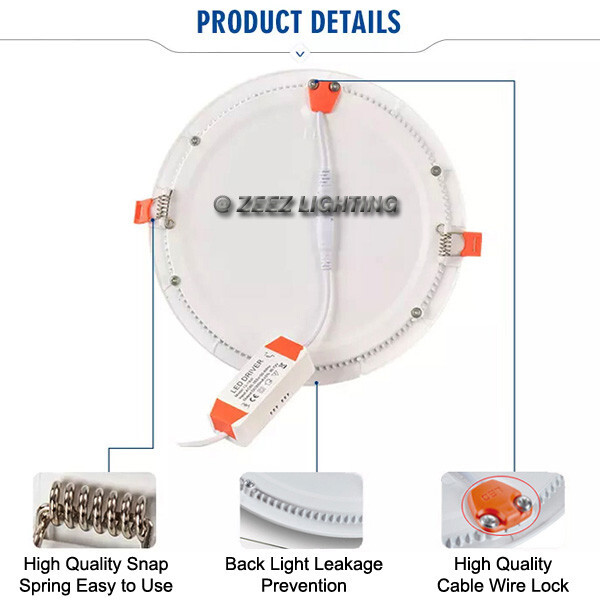 25W 11-Inch Square Natural White Dimmable Ultra-Thin LED Recessed Ceiling Light