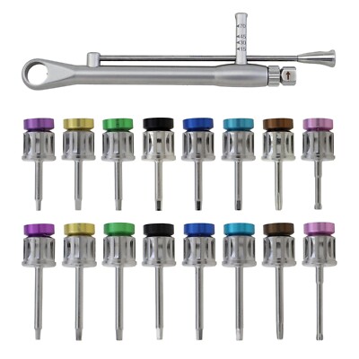 Prosthetic Implant Kit Manual Screwdriver Torque Wrench 3i Astra MIS Universal