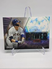 2020 Stadium Club #PZ-5 Christian Yelich Power Zone