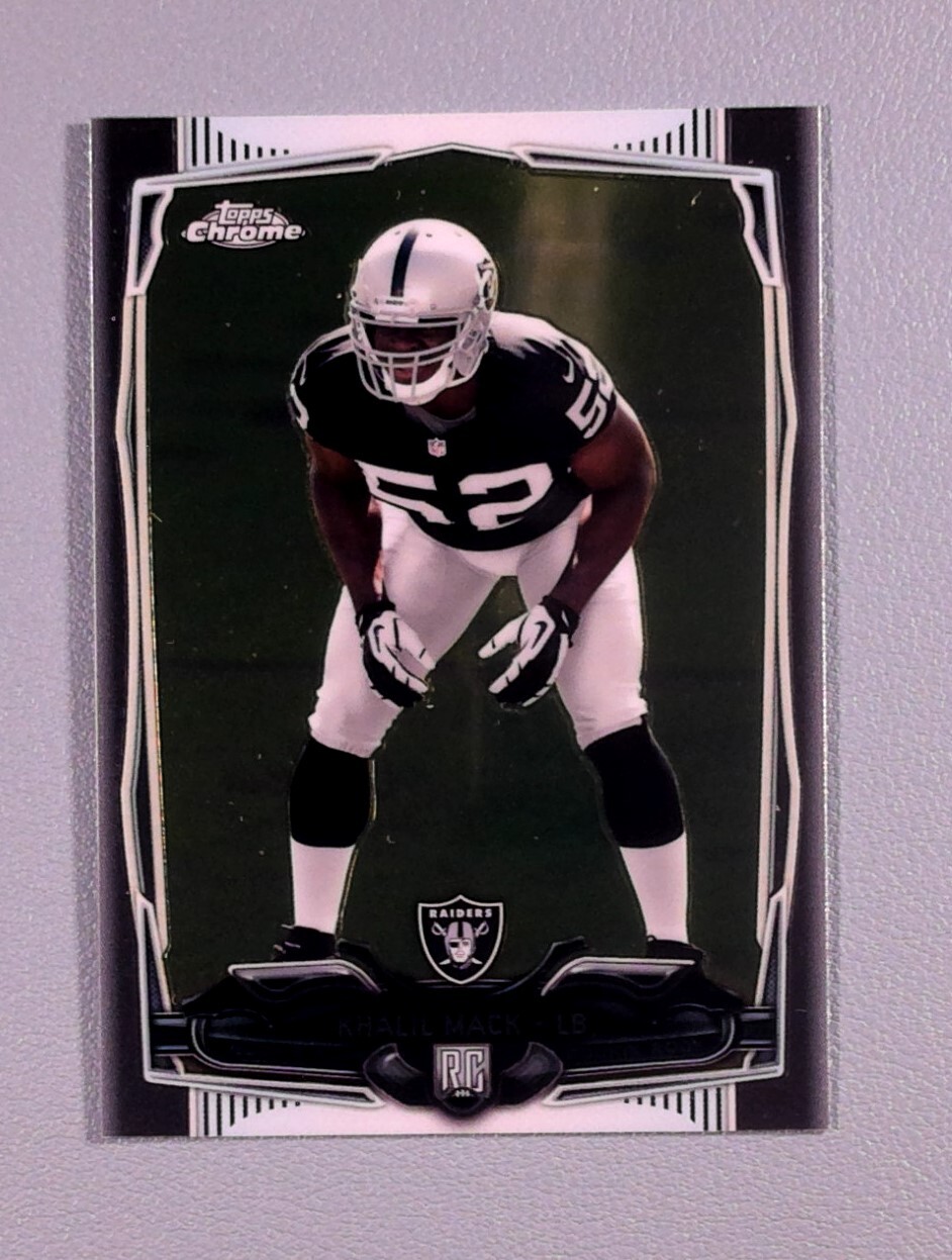 2014 Topps Chrome #184 Khalil Mack Oakland Raiders Rookie