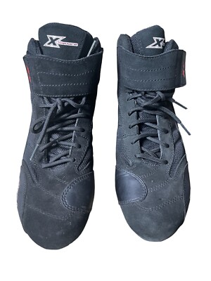 TCX Mens X-Square Motosports Shoes Black 9532 Motorcycle Lace Up