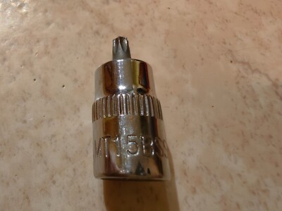 MAC Tools T15 Torx Steckschlüssel Bit Schraubendreher 1/4'' Antriebswerkzeug MT15BSS