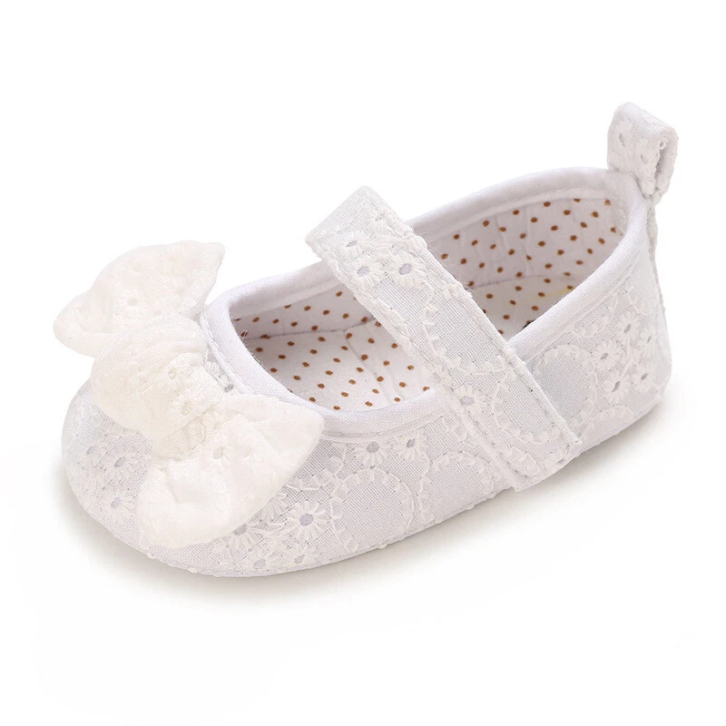 Новорожденного ребенка девочки коляски обувь младенца Kids принцесса бант платье наряд туфли 0-18 М - Изображение 3 из 4