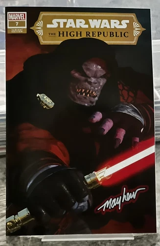 Star Wars The High Republic #7 Trade Dress Mike Mayhew VARIANT 3-D Signed W COA