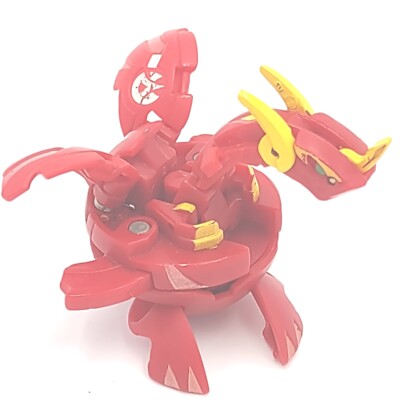 Bakugan Neo Dragonoid Vortex Special Attack Red Pyrus Spinning