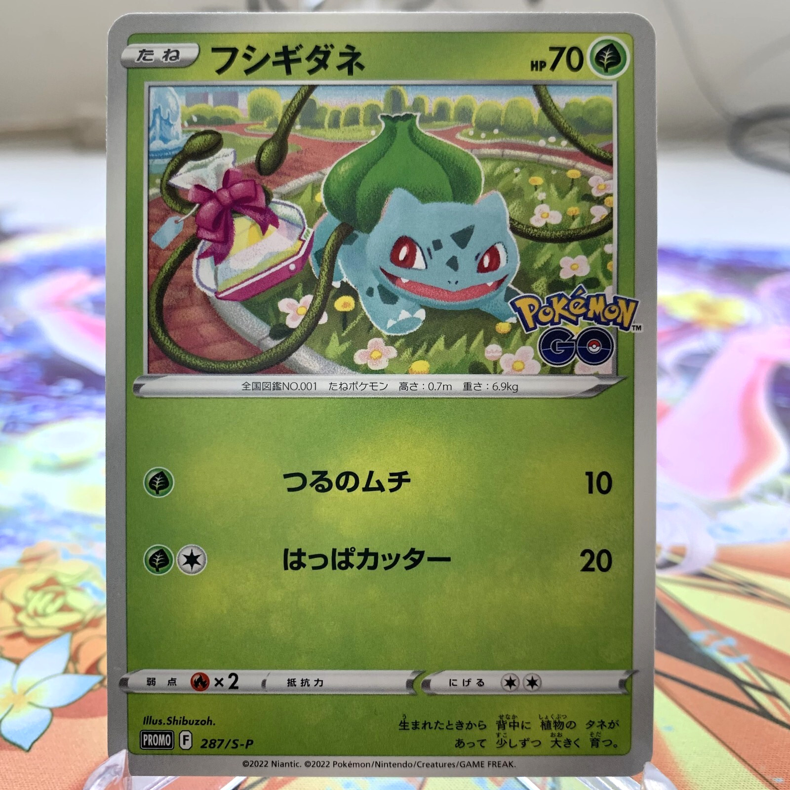 Bulbasaur 287/S-P Pokemon Go Promo Japanese Pokemon Card ~ MP